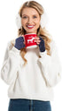 SATINIOR 3 Pairs Half Finger Gloves Winter Fingerless Knit Gloves for Men Women, Dark Grey, M...